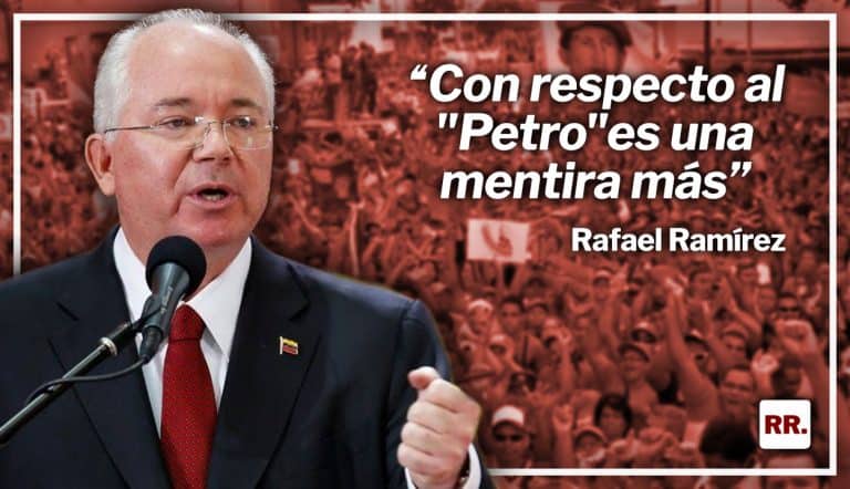 Rafael Ramírez: «Con respecto al «Petro» es una mentira más»