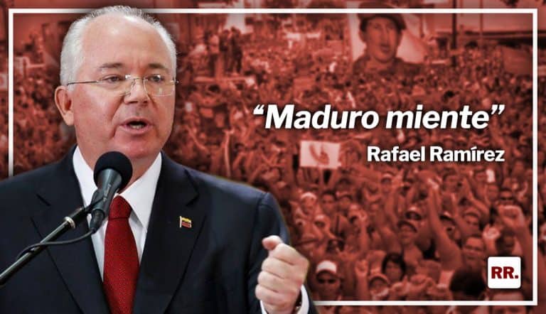 Rafael Ramírez: «Maduro miente»
