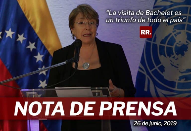 Rafael Ramírez: La visita de Bachelet es un triunfo de todo el país
