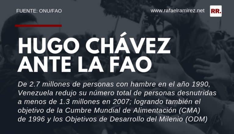 Hugo Chávez ante la FAO (INFOGRAFÍA)