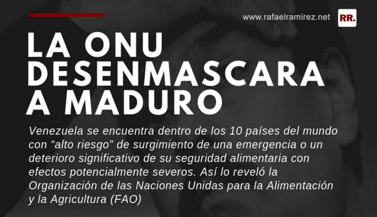 La ONU desenmascara a Maduro (INFOGRAFÍA)