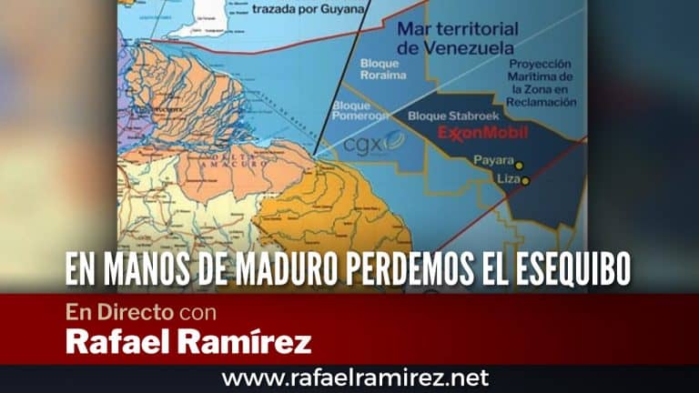 En manos de maduro perdemos el Esequibo