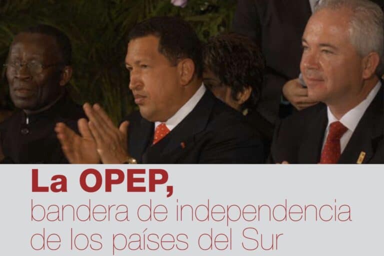 Discurso del Presidente Chávez en La OPEP, bandera de independencia de los países del sur