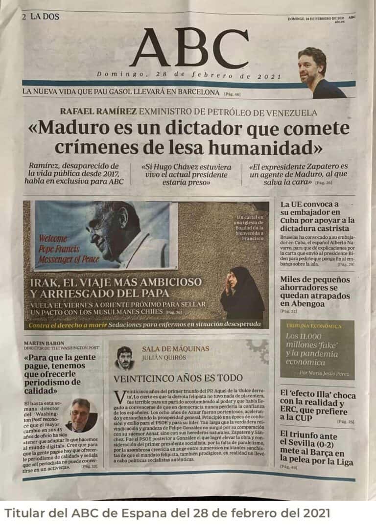 «Maduro es un dictador que comete crímenes de lesa humanidad»