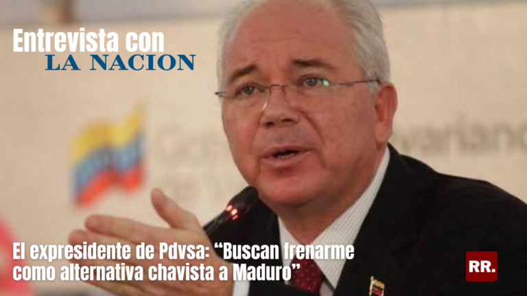 Entrevista La Nación| El expresidente de Pdvsa apuntado por el régimen venezolano: “Buscan frenarme como alternativa chavista a Maduro